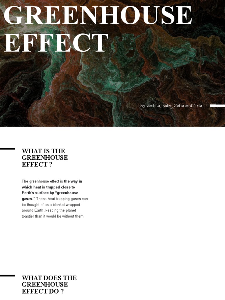 Greenhouse Effect Powerpoint | PDF | Greenhouse Gas | Greenhouse Effect