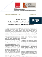 Turkey, NATO & and Nuclear Sharing: Prospects After NATO's Lisbon Summit