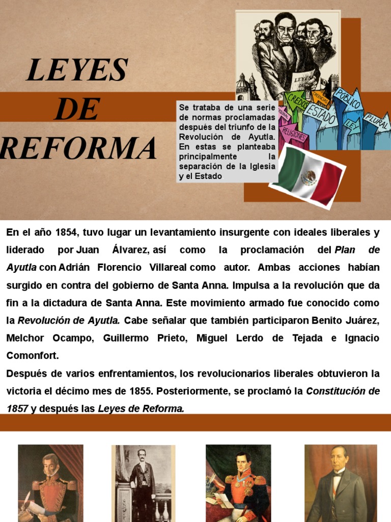 Leyes de Reforma PDF Gobierno