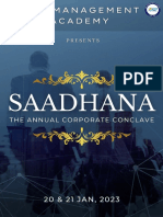 Saadhana Brochure
