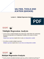 Lecture 6 - Multiple Regression Analysis