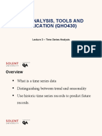 Lecture 3 - Time Series Analysis - Lecturer