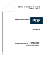 Administración de producción y operaciones