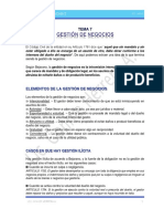 7 Gestion de Negocios