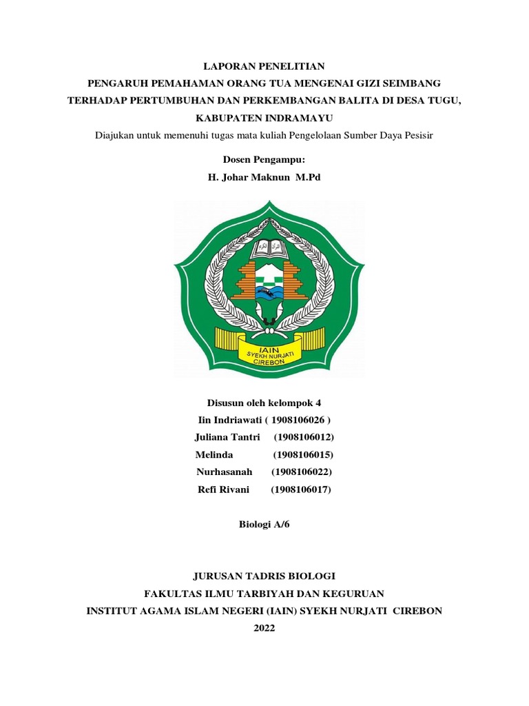 A - 4 - Laporan Penelitian Dan Pengabdian Msyrkt | PDF