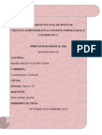 Materia de Matematicas Primer Ciclo C