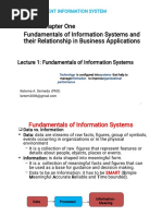 Lecture 1-Fundamentals of Information Systems