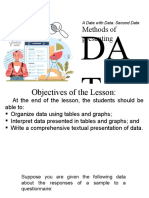 A Date With Data - Methods of Presenting Data