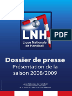 Dossier de Presse LNH, 08-09
