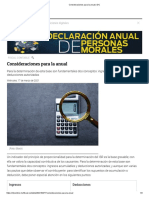 Consideraciones para La Anual - IDC