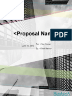 Marketing Proposal Template