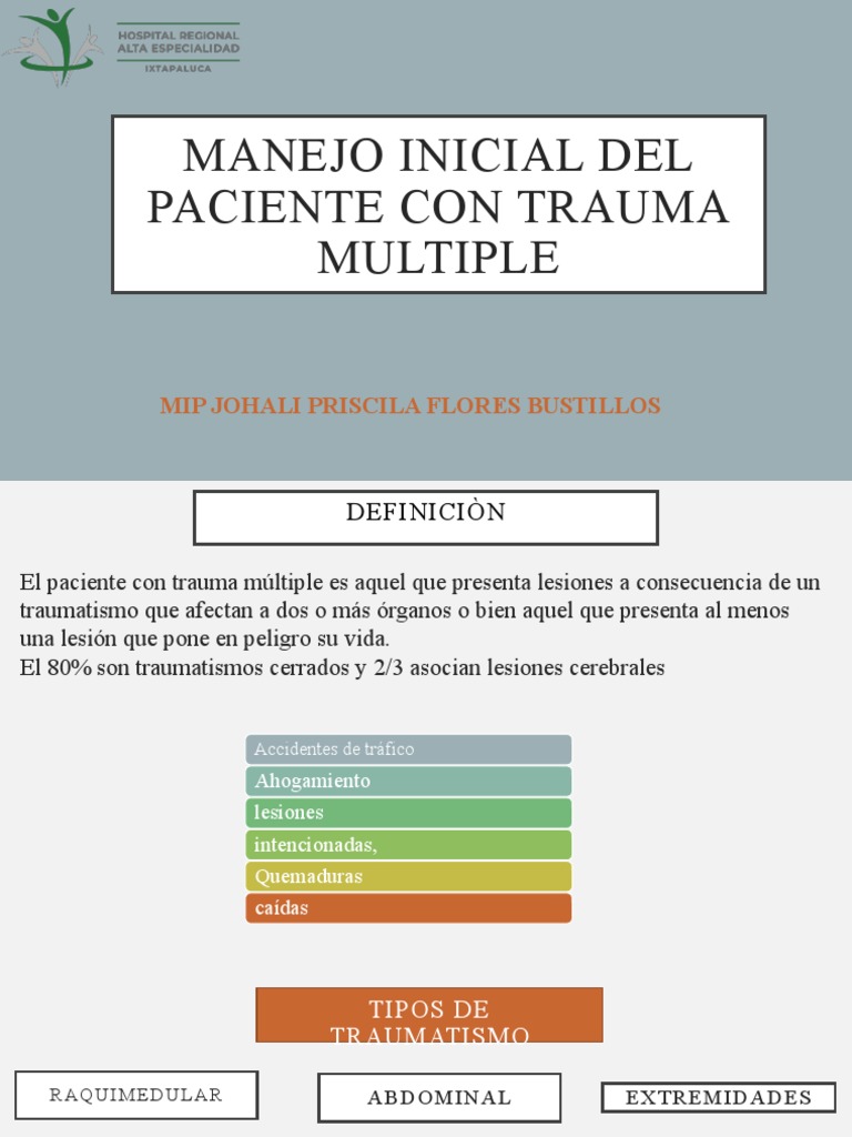 Manejo Inicial del Trauma Múltiple | PDF | Lesión | Medicina