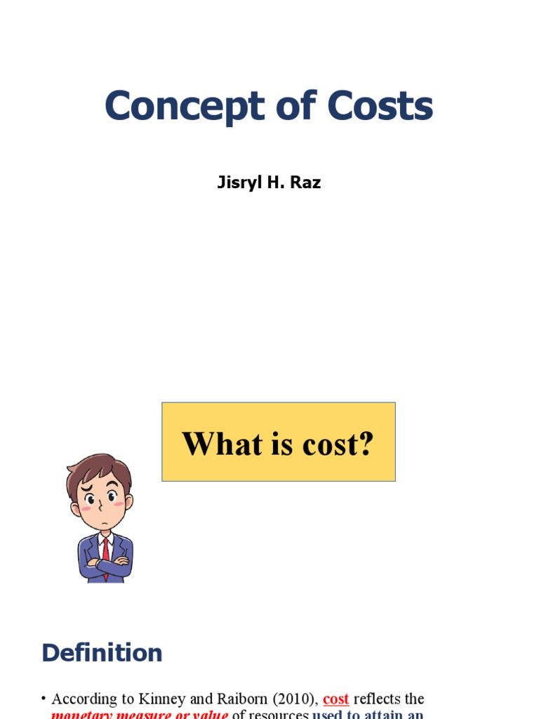 03 Lesson 2 - Cost Definition Classification and Segregation Using ...