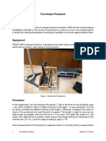 Simple Pendulum Motion