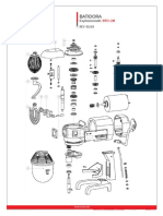 Batidora BTO-20 diagrama y lista de partes