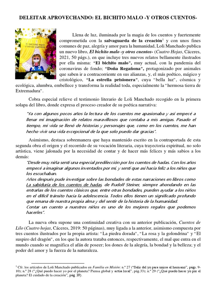 Deleitar Aprovechando | PDF | Cuentos