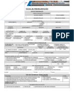 Ficha de Preinscripcion para Estudiantes de PRONEA 2022