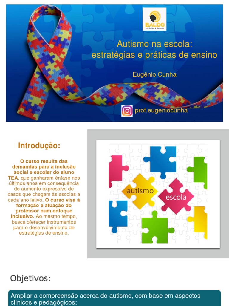 Estratégias de Ensino para Autismo na Escola | PDF | Autismo | Aprendizado