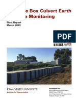 Concrete Box Culvert Earth Pressure Monitoring W CVR
