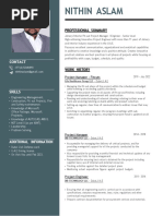 Nithin Aslam CV