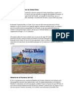 Historia de La Provincia de Santa Elena