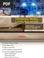 Lecture -2 Classification(Machine Learning Basic and kNN)