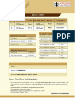 Krushi Price Sheet