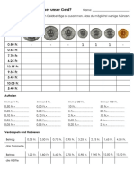 Dossier Vorwissen Geld Mathematik