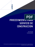 Op-Pr-008 Procedimiento para Servicio de Construccion