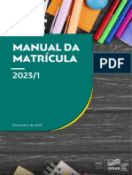 Manual Matr Í Cula 2023