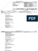 Order Data Report for MCC Model 6 LVMCC