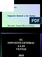 Docente: Jorge Oliva Cornejo: Impuesto General A Las Ventas