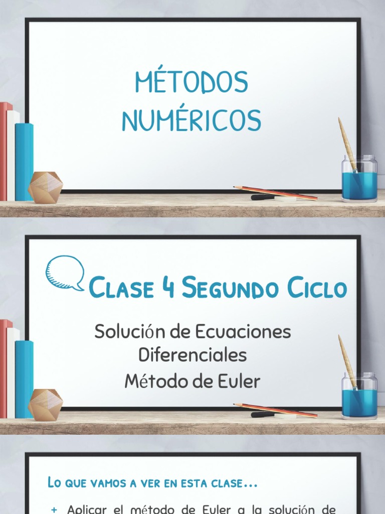 Métodos Numéricos: Euler y RK2 | PDF | Métodos y materiales de enseñanza