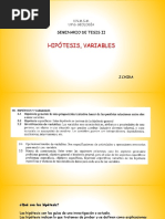 Desarrollo de Hipótesis de Una Tesis