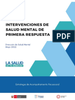 Intervenciones salud mental COVID-19