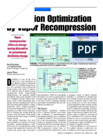 Choudari Et Al. (2012) - Distillation Optimization Vapor Recompression