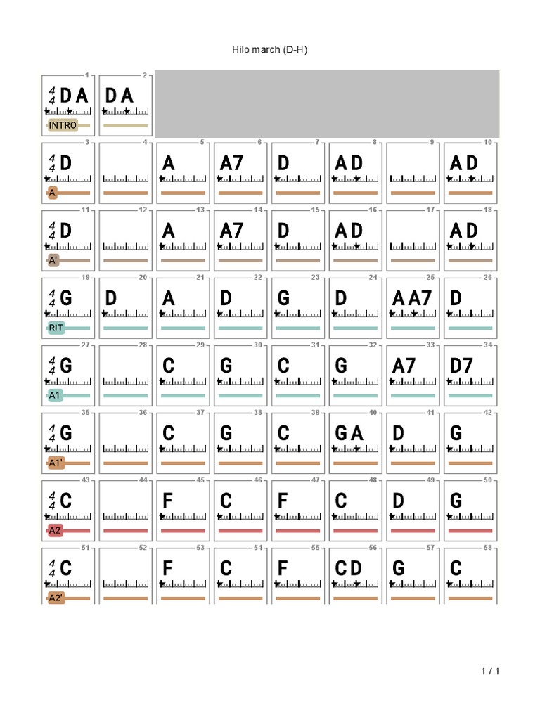 Hilo March Schedule Overview | PDF