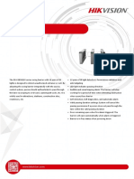 DS-K3B501SX+Series+Swing+Barrier Datasheet V1.0 20210407