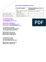 How To Make Simple Comparisons Lesson 1