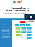 Aspectos Generales de La Industria Manufacturera