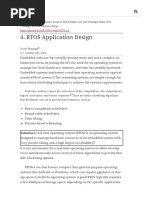 RTOS Application Design - Embedded Software Design - A Practical Approach To Architecture, Processes, and Coding Techniques