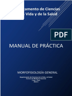 Manual de Prácticas - Morfofisiología General 2022-2