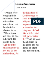 Lesson 17 Jesus Loves Children
