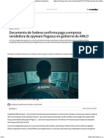 Documento de Sedena Confirma Pago A Empresa Vendedora de Spyware Pegasus en Gobierno de AMLO - Proceso