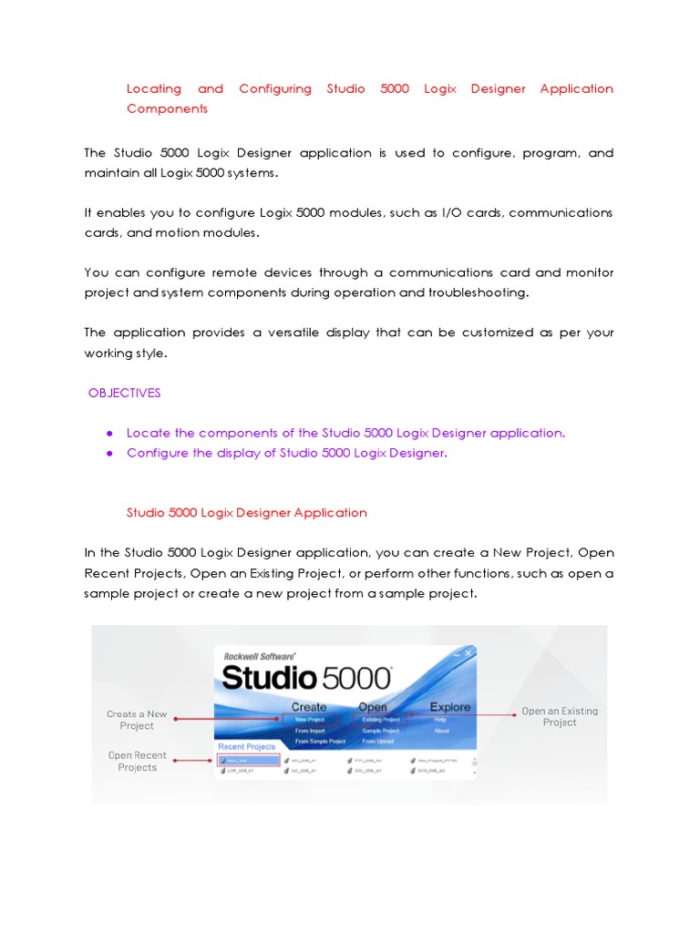 Configuring Studio 5000 Logix Designer | PDF | Window (Computing ...