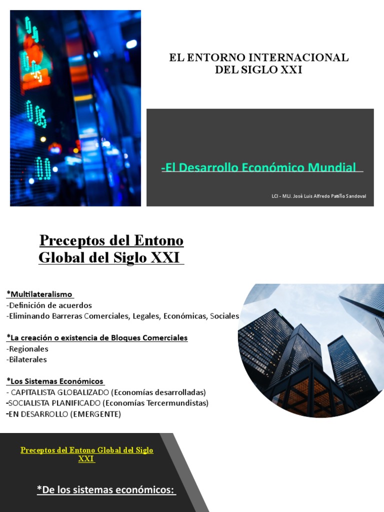 El Entorno Internacional Del Siglo Xxi | PDF | Mercado (economía ...