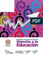 Indicadores de Derechos Humanos Derecho A La Educacion