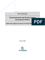 World Bank Report On Environmental and Social Systems Assessment (ESSA)