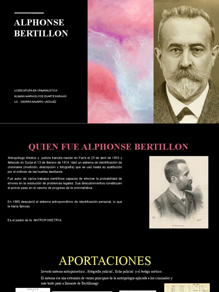 Alphonse Bertillon | PDF | Ciencia forense | Science