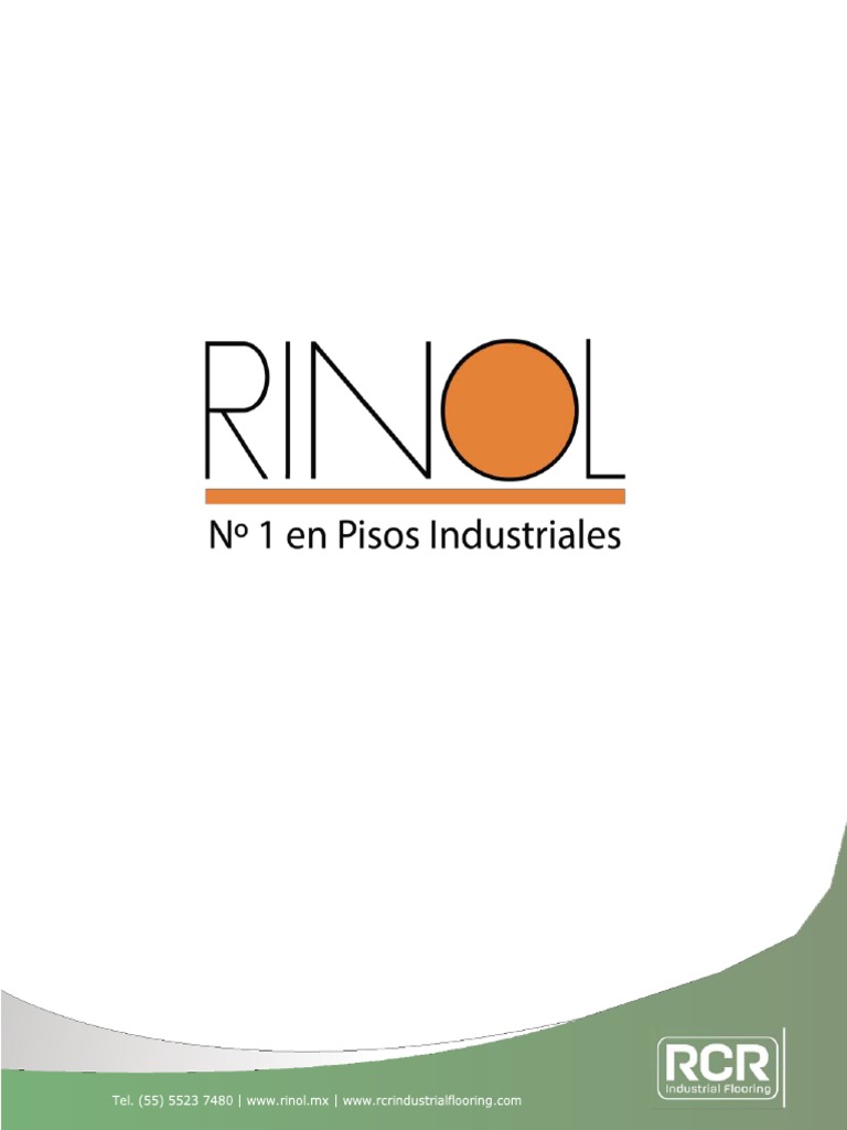Soluciones de Pisos Industriales Rinol | PDF | Calidad (comercial ...